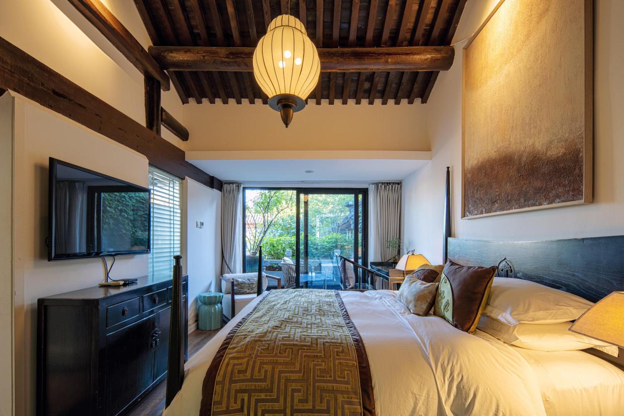 Beijing Le Zai Nan Luo Gu Xiang Wang Fu Jing Forbidden City Courtyard Hotel&Free Laundry Service&Free Coffee And Dumpling Experience Service Exterior foto