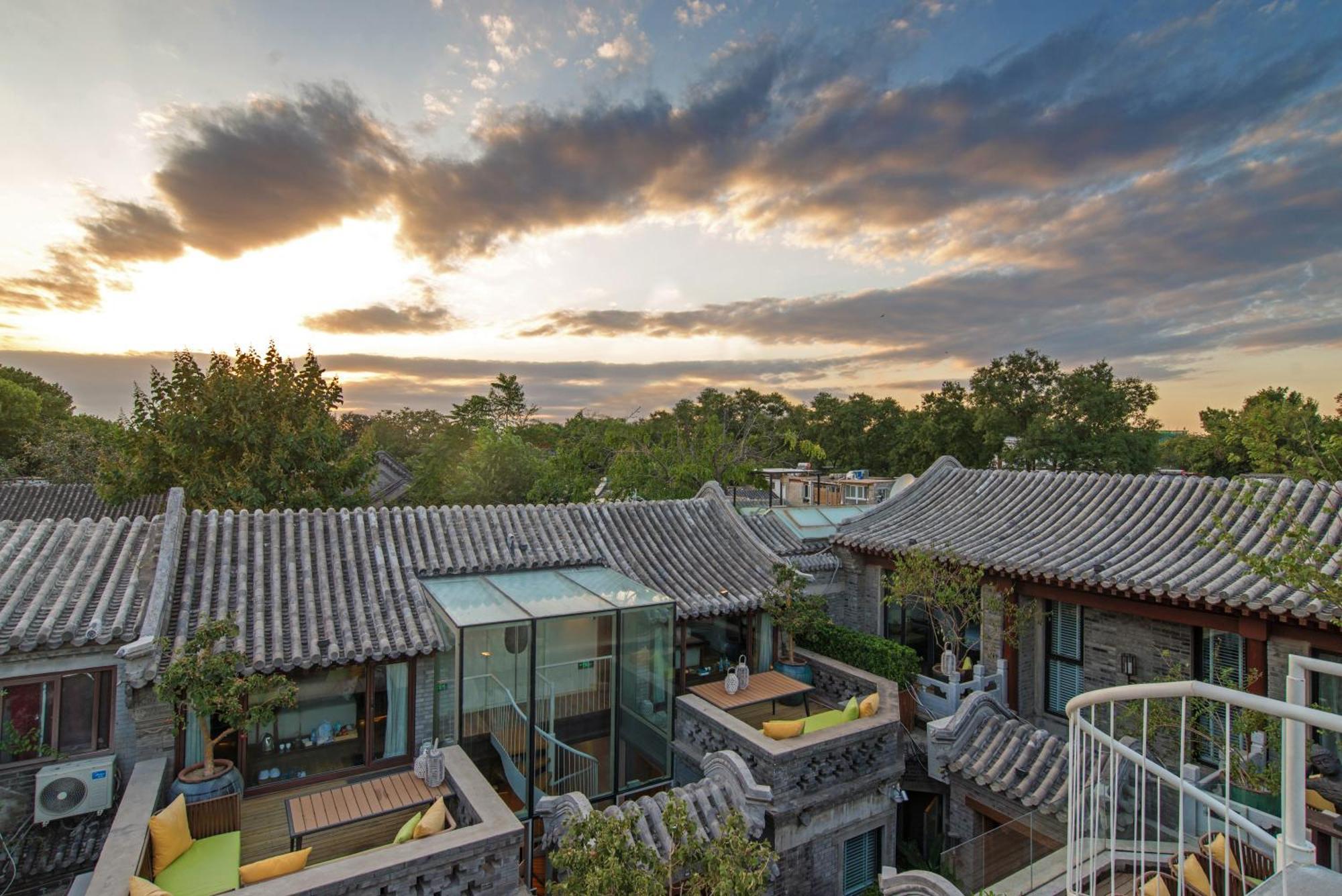 Beijing Le Zai Nan Luo Gu Xiang Wang Fu Jing Forbidden City Courtyard Hotel&Free Laundry Service&Free Coffee And Dumpling Experience Service Exterior foto