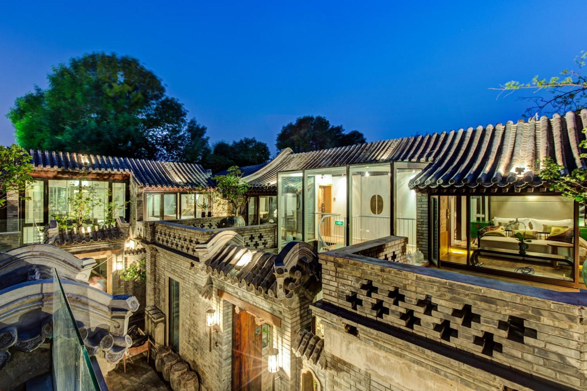 Beijing Le Zai Nan Luo Gu Xiang Wang Fu Jing Forbidden City Courtyard Hotel&Free Laundry Service&Free Coffee And Dumpling Experience Service Exterior foto