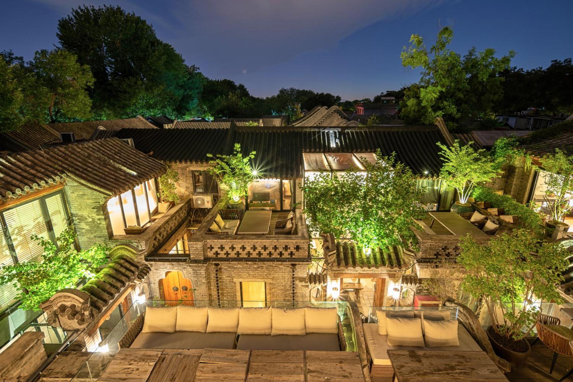 Beijing Le Zai Nan Luo Gu Xiang Wang Fu Jing Forbidden City Courtyard Hotel&Free Laundry Service&Free Coffee And Dumpling Experience Service Exterior foto